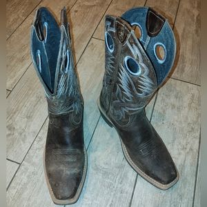 Men's Ariat Pointed Toe Leather Boots